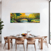 Small Bridge Over Stream Dining Room Demo