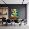 Small Bridge Over Stream Dining Room Demo