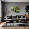 Small Bridge Over Stream Living Room Demo