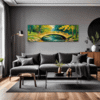 Small Bridge Over Stream Living Room Demo