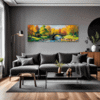 Small Bridge Over Stream Living Room Demo