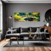 Small Bridge Over Stream Living Room Demo