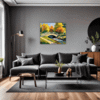Small Bridge Over Stream Living Room Demo