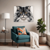 Smoke Black Maine Coon Living Room Demo