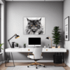 Smoke Black Maine Coon Office Demo