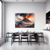 Smoky Volcanic Sunset Dining Room Demo