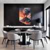 Smoky Volcanic Sunset Dining Room Demo