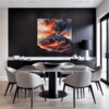 Smoky Volcanic Sunset Dining Room Demo