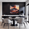 Smoky Volcanic Sunset Dining Room Demo