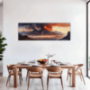 Smoky Volcanic Sunset Dining Room Demo