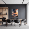 Smoky Volcanic Sunset Dining Room Demo