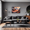 Smoky Volcanic Sunset Living Room Demo