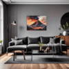 Smoky Volcanic Sunset Living Room Demo
