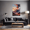 Smoky Volcanic Sunset Living Room Demo