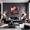Smoky Volcanic Sunset Living Room Demo