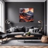 Smoky Volcanic Sunset Living Room Demo