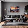 Smoky Volcanic Sunset Living Room Demo