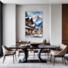 Snowy Mountain Village Dining Room Demo