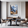 Snowy Mountain Village Dining Room Demo