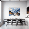Snowy Mountain Village Dining Room Demo