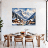 Snowy Mountain Village Dining Room Demo