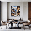 Snowy Mountain Village Dining Room Demo