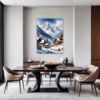 Snowy Mountain Village Dining Room Demo
