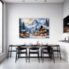 Snowy Mountain Village Dining Room Demo