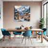 Snowy Mountain Village Dining Room Demo