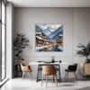 Snowy Mountain Village Dining Room Demo