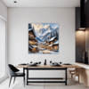 Snowy Mountain Village Dining Room Demo