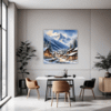 Snowy Mountain Village Dining Room Demo