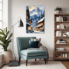 Snowy Mountain Village Living Room Demo