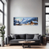 Snowy Mountain Village Living Room Demo