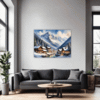 Snowy Mountain Village Living Room Demo
