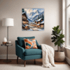 Snowy Mountain Village Living Room Demo