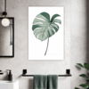 Split Monstera Leaf Bathroom Demo