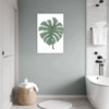 Split Monstera Leaf Bathroom Demo