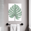 Split Monstera Leaf Bathroom Demo