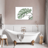Split Monstera Leaf Bathroom Demo
