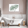 Split Monstera Leaf Bathroom Demo