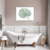 Split Monstera Leaf Bathroom Demo