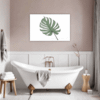 Split Monstera Leaf Bathroom Demo