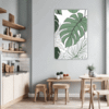 Split Monstera Leaf Kitchen Demo