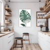 Split Monstera Leaf Kitchen Demo