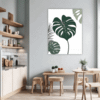 Split Monstera Leaf Kitchen Demo