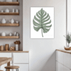Split Monstera Leaf Kitchen Demo