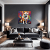 Stocky Bulldog Living Room Demo