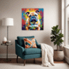 Stocky Bulldog Living Room Demo