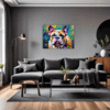 Stocky Bulldog Living Room Demo